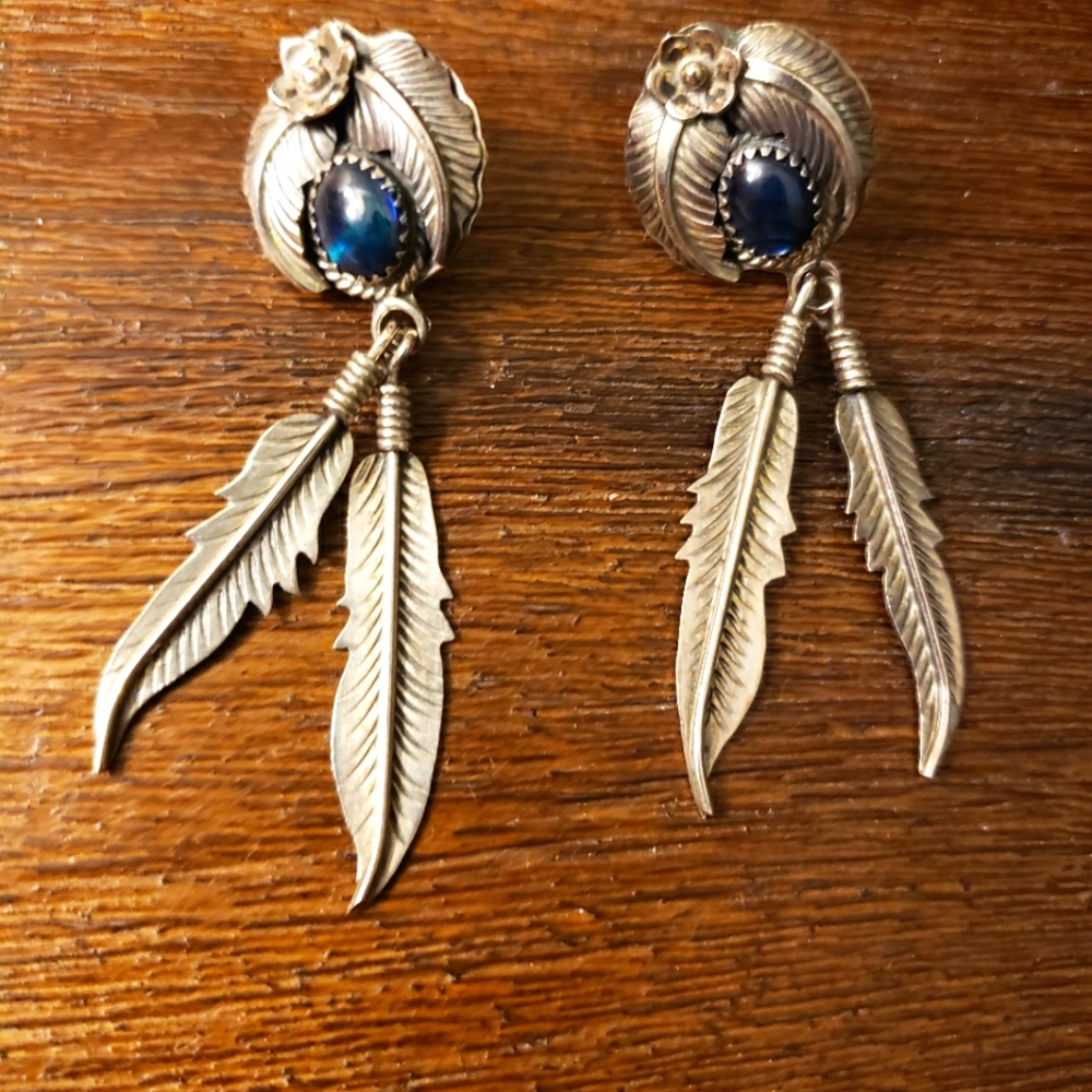 Vintage Sterling Silver Earrings